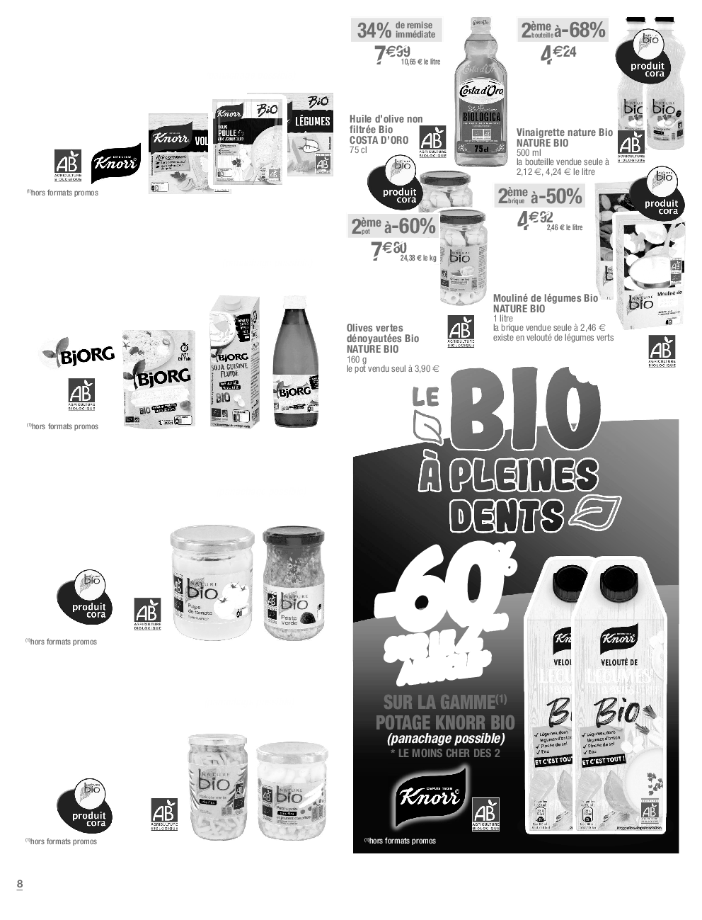 Séparation cyan extraite de la page 8 du catalogue Cora