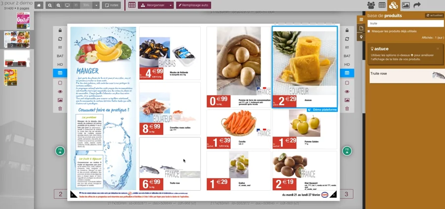 Rey’actif · mise en page : Ajuster une page en gardant le contexte